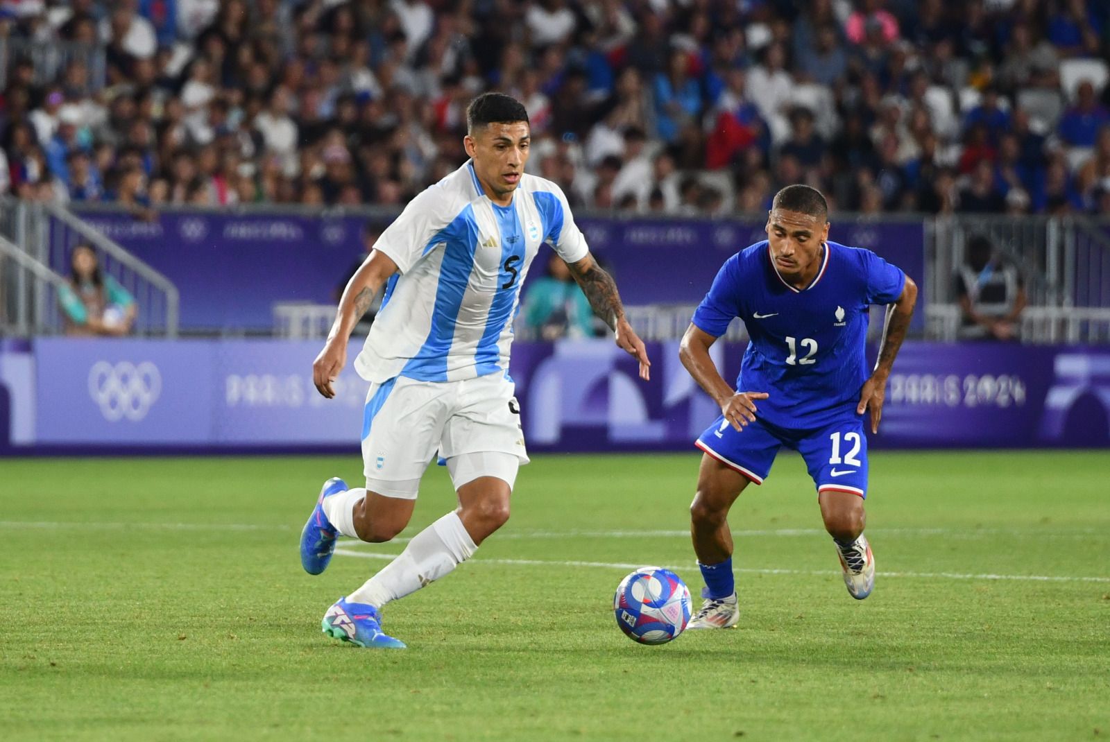 ⚽奥运男足战报：马特塔一剑封喉 奥利斯进球无效 法国1-0淘汰阿根廷